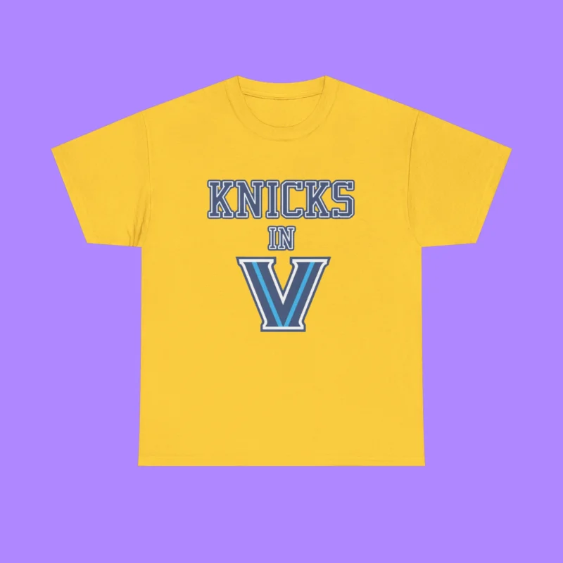 New York Knicks In V Villanova Wildcats Shirt