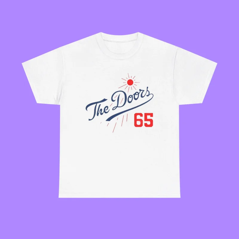 The Doors Summer Baseball 65 Los Angeles Dodgers Shirt